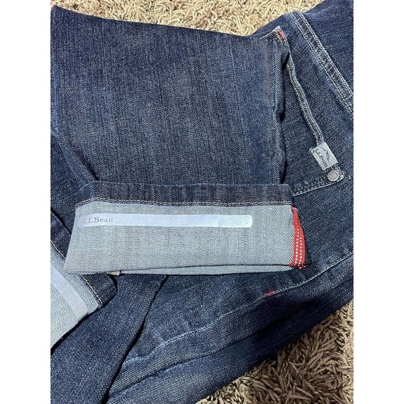 L.L. Bean Performance Stretch Jeans Women's Size 14 36 x‎ 29 Rise 9.5 - Picture 8 of 10